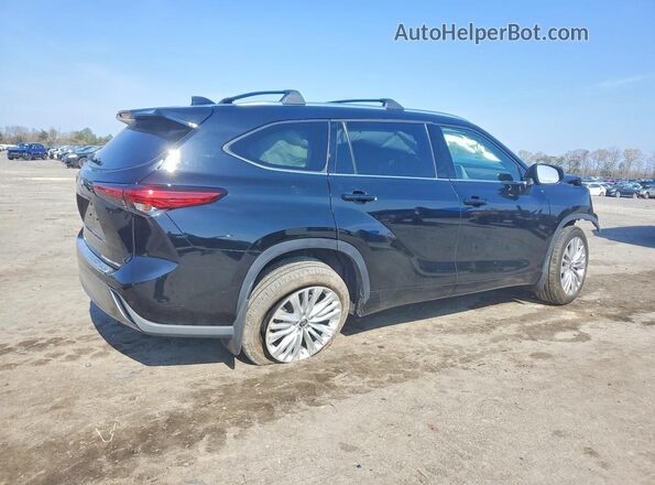 5TDFZRBH4MS149179 2021 TOYOTA HIGHLANDER Black Trasero derecho