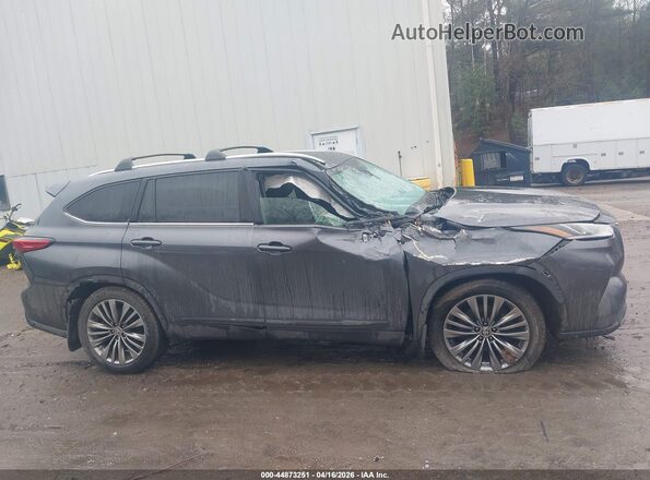 5TDFZRBH7LS019413 2020 TOYOTA HIGHLANDER Gray Vista frontal