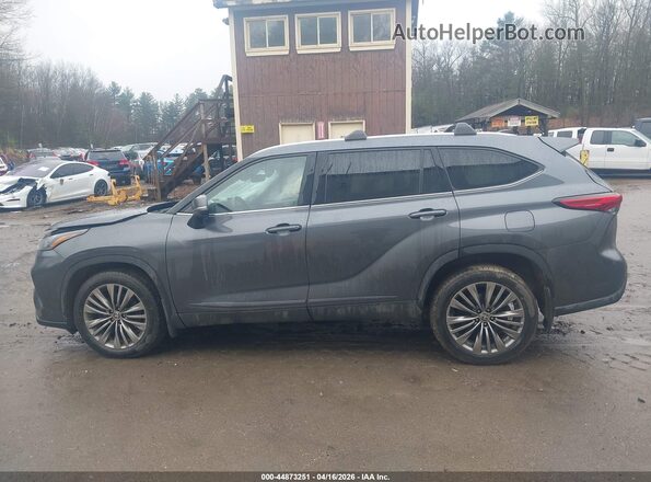 5TDFZRBH7LS019413 2020 TOYOTA HIGHLANDER Gray Vista interior de 360 grados