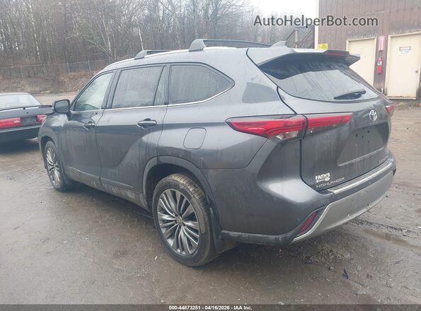 5TDFZRBH7LS019413 2020 TOYOTA HIGHLANDER Gray Trasero izquierdo