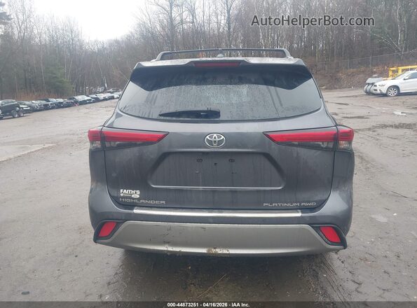 5TDFZRBH7LS019413 2020 TOYOTA HIGHLANDER Gray 