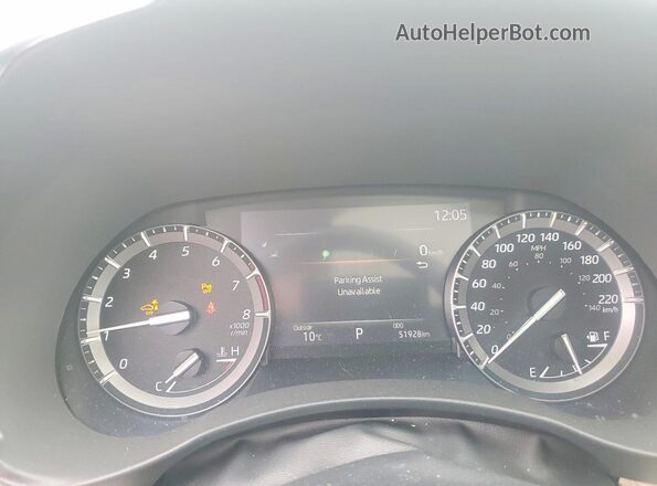 5TDFZRBH8MS102172 2021 TOYOTA HIGHLANDER White Вид щитка приладів