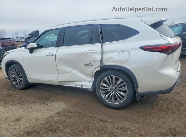 5TDFZRBH8MS102172 2021 TOYOTA HIGHLANDER White Задня ліва чверть