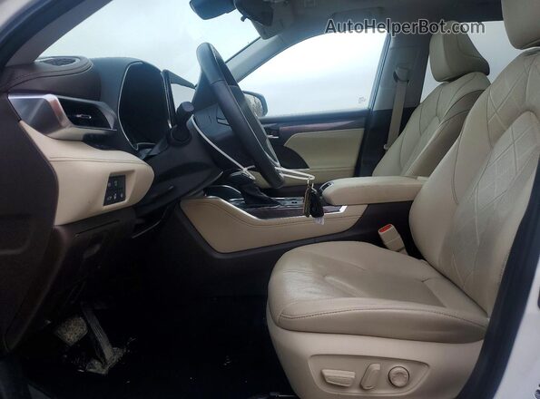 5TDFZRBH8MS102172 2021 TOYOTA HIGHLANDER White Вид салону спереду