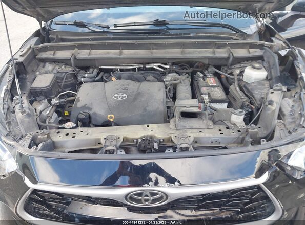 5TDGZRAH6MS051809 2021 TOYOTA LE Black Вид ззаду