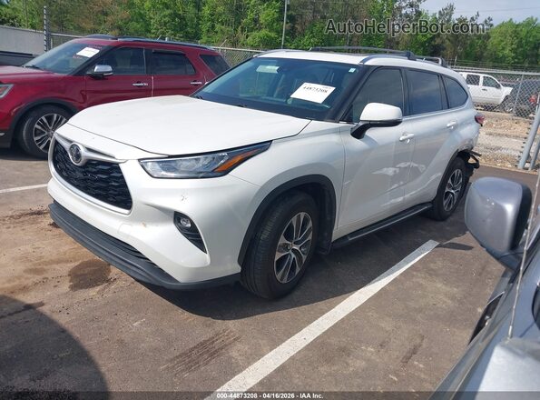 5TDGZRAH9LS028698 2020 TOYOTA LE White Передня ліва чверть