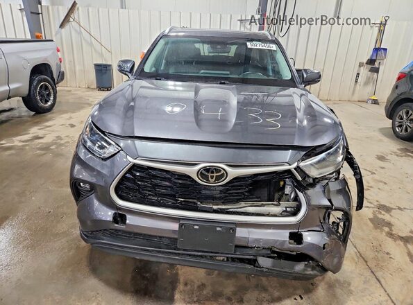5TDGZRBH1MS086868 2021 TOYOTA LE Gray Դիմացի տեսք
