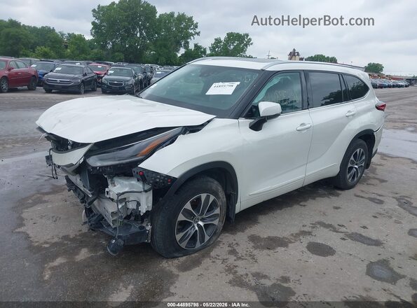 5TDGZRBH7MS539441 2021 TOYOTA LE Белый Передняя левая четверть
