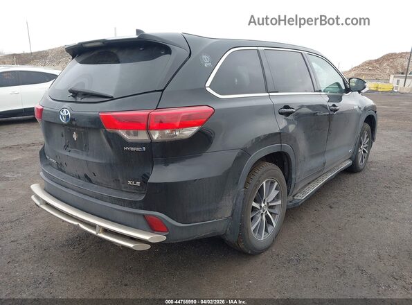 5TDJGRFH2JS040256 2018 TOYOTA LE Black Trasero derecho