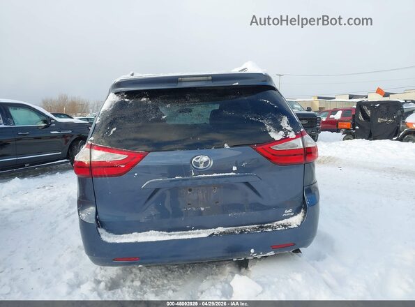 5TDJK3DCXGS134977 2016 TOYOTA LE Blue 