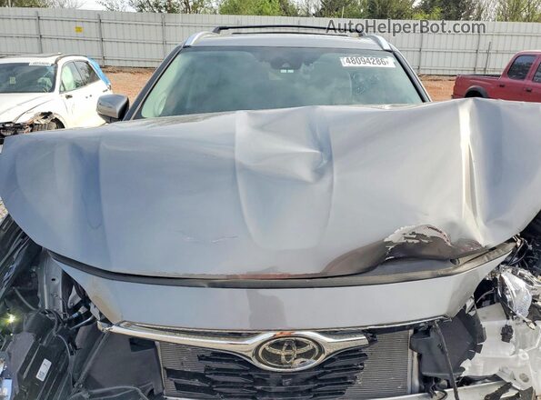 5TDKDRBH0SS583254 2025 TOYOTA HIGHLANDER Silver Engine compartment view