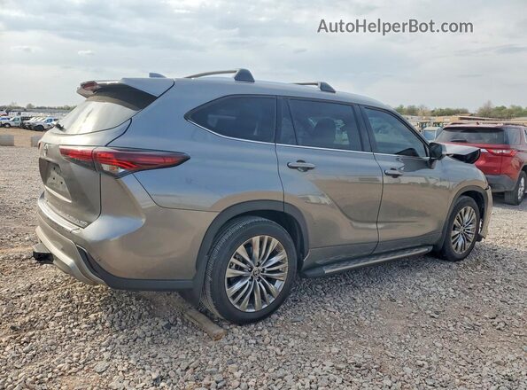 5TDKDRBH0SS583254 2025 TOYOTA HIGHLANDER Silver Rear right