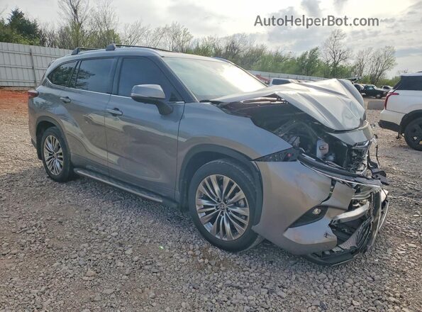 5TDKDRBH0SS583254 2025 TOYOTA HIGHLANDER Silver Front right