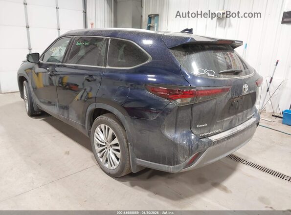 5TDKDRBH4SS578266 2025 TOYOTA HIGHLANDER Blue უკანა მარცხენა