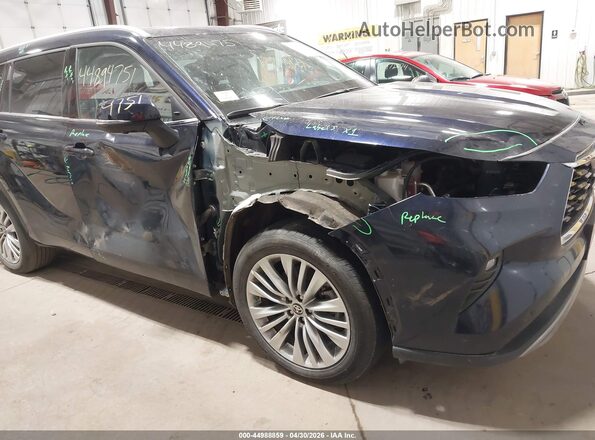 5TDKDRBH4SS578266 2025 TOYOTA HIGHLANDER Blue წინა ხედი