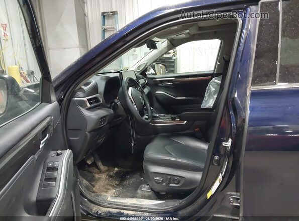 5TDKDRBH4SS578266 2025 TOYOTA HIGHLANDER Blue წინა სალონის ხედი
