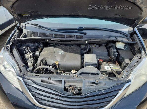 5TDKZ3DCXHS816680 2017 TOYOTA LE Black Вид підкапотного простору