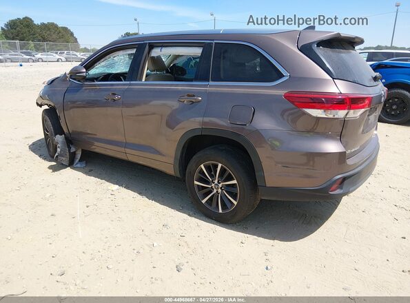 5TDKZRFH1JS247509 2018 TOYOTA LE Brown Հետևի ձախ