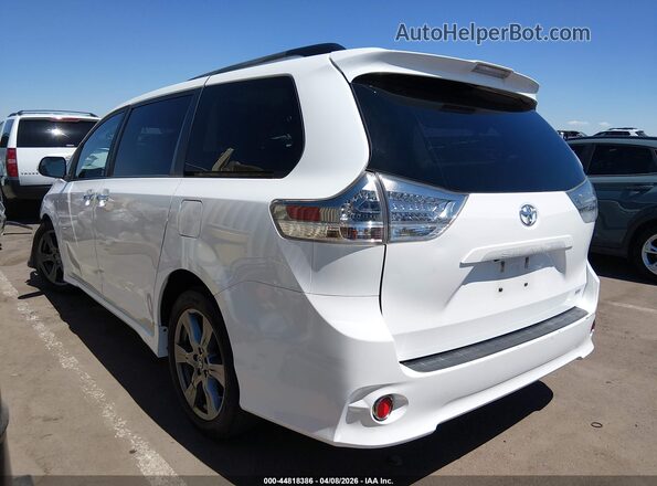 5TDXZ3DCXJS942341 2018 TOYOTA SIENNA White Հետևի ձախ