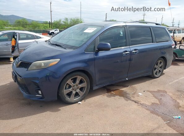 5TDXZ3DCXJS945241 2018 TOYOTA SIENNA Gray Առջևի ձախ երեք քառորդ տեսարան