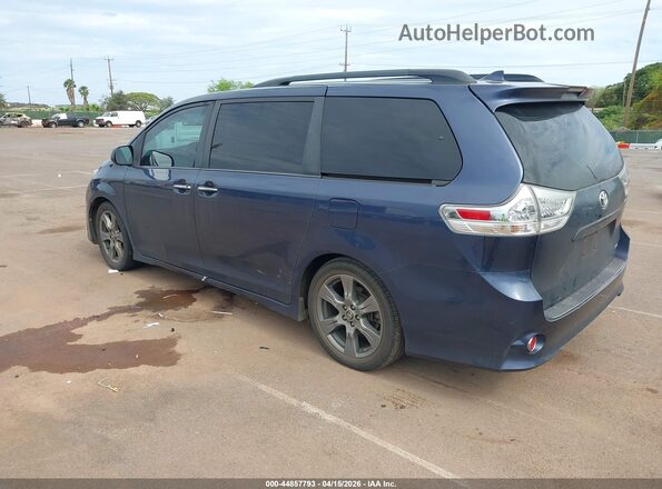 5TDXZ3DCXJS945241 2018 TOYOTA SIENNA Gray Հետևի ձախ
