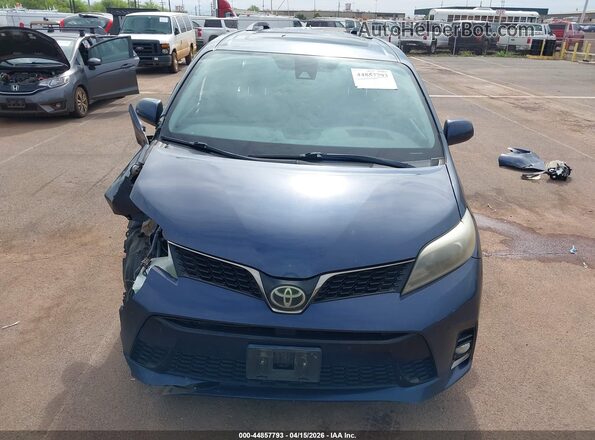 5TDXZ3DCXJS945241 2018 TOYOTA SIENNA Gray Սարքավորումների վահանակի տեսք