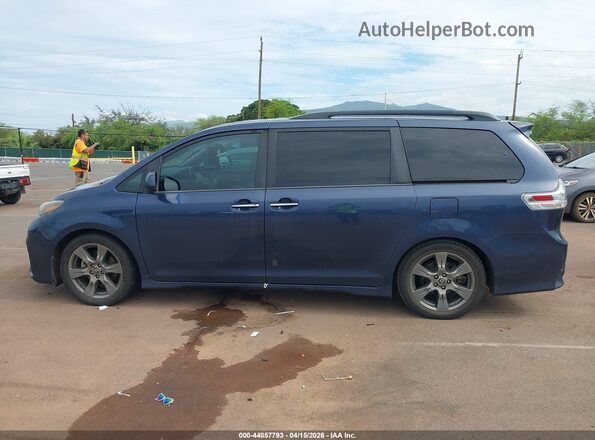 5TDXZ3DCXJS945241 2018 TOYOTA SIENNA Gray Սալոնի 360 աստիճան տեսք