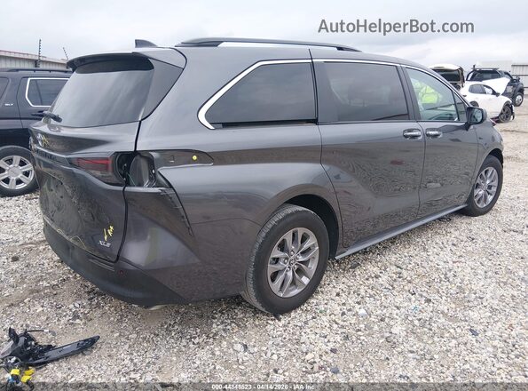 5TDYRKEC1SS227253 2025 TOYOTA LE Серый Задняя правая четверть