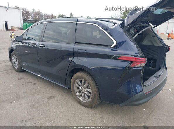 5TDYRKEC8MS059470 2021 TOYOTA LE Синий Задняя левая четверть