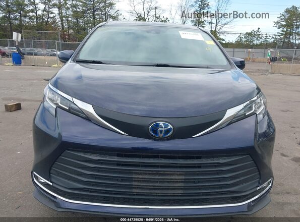 5TDYRKEC8MS059470 2021 TOYOTA LE Синий Вид щитка приборов