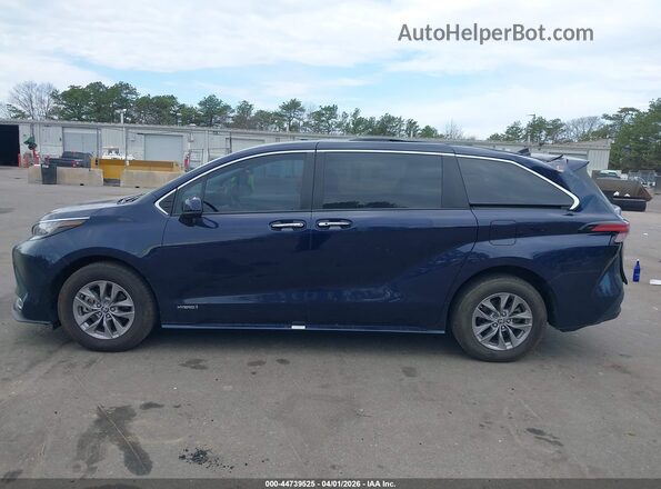 5TDYRKEC8MS059470 2021 TOYOTA LE Синий Панорамный вид салона 360°