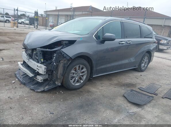 5TDYSKFC4SS208747 2025 TOYOTA LE Серый Передняя левая четверть