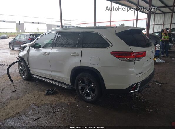 5TDYZRFH2JS242619 2018 TOYOTA LIMITED Белый Вид щитка приборов