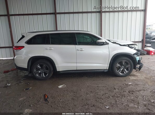 5TDYZRFH2JS242619 2018 TOYOTA LIMITED Белый Вид панели приборов