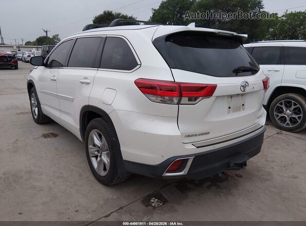 5TDYZRFH8JS288682 2018 TOYOTA LIMITED Белый Задняя левая четверть