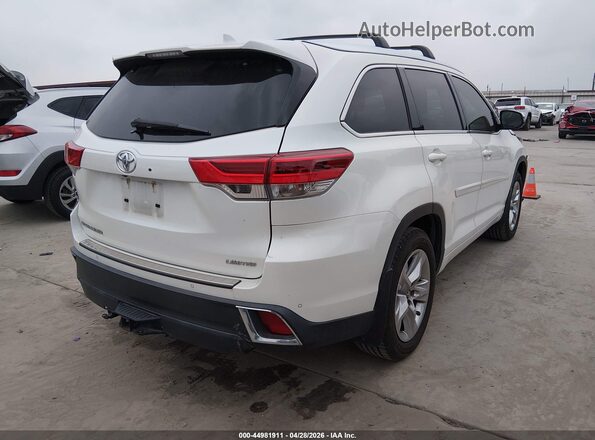 5TDYZRFH8JS288682 2018 TOYOTA LIMITED Белый Задняя правая четверть