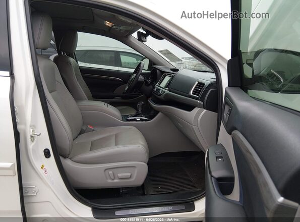 5TDYZRFH8JS288682 2018 TOYOTA LIMITED Белый Вид салона спереди