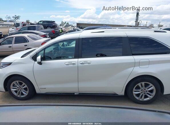 5TDZRKEC7MS009776 2021 TOYOTA LIMITED White Սալոնի հետևի տեսք