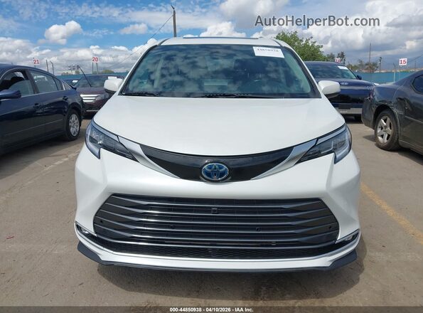 5TDZRKEC7MS009776 2021 TOYOTA LIMITED White Առջևի վահանակի տեսք