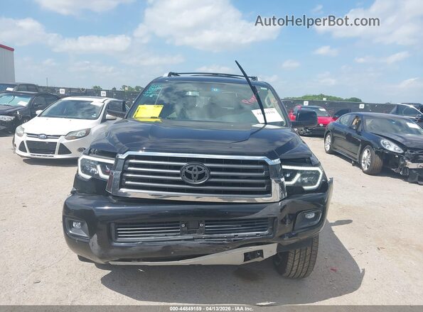 5TDZY5G14JS071339 2018 TOYOTA SEQUOIA Черный Вид панели приборов