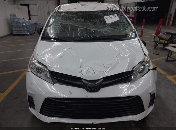 5TDZZ3DCXLS074076 2020 TOYOTA SIENNA Белый Вид щитка приборов