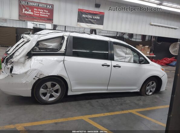5TDZZ3DCXLS074076 2020 TOYOTA SIENNA Белый Вид задней части салона