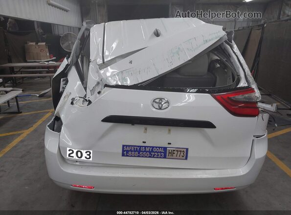 5TDZZ3DCXLS074076 2020 TOYOTA SIENNA Белый 