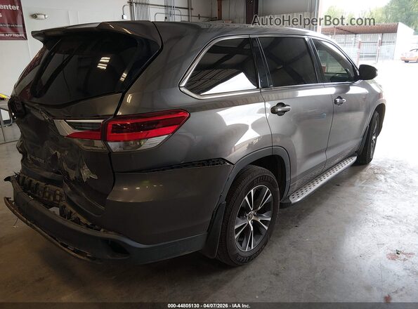 5TDZZRFH0JS263960 2018 TOYOTA LE Gray Задня права чверть