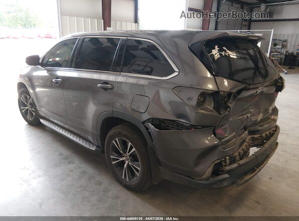 5TDZZRFH0JS263960 2018 TOYOTA LE Gray Задня ліва чверть