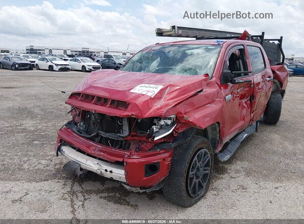5TFAY5F10KX869511 2019 TOYOTA TUNDRA Красный Вид спереди