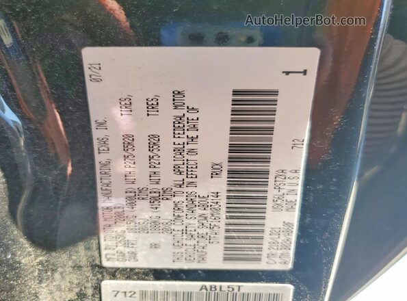 5TFAY5F16MX034144 2021 TOYOTA TUNDRA Black Engine compartment view