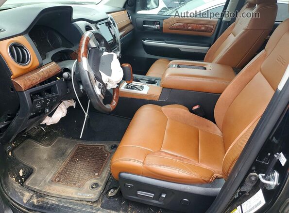 5TFAY5F16MX034144 2021 TOYOTA TUNDRA Black Front interior view