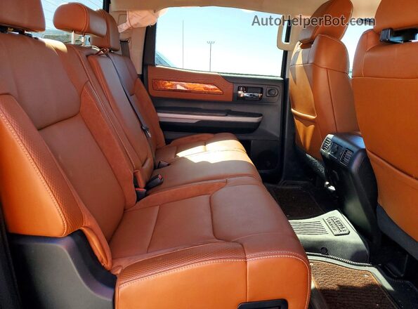 5TFAY5F16MX034144 2021 TOYOTA TUNDRA Black Rear seats view