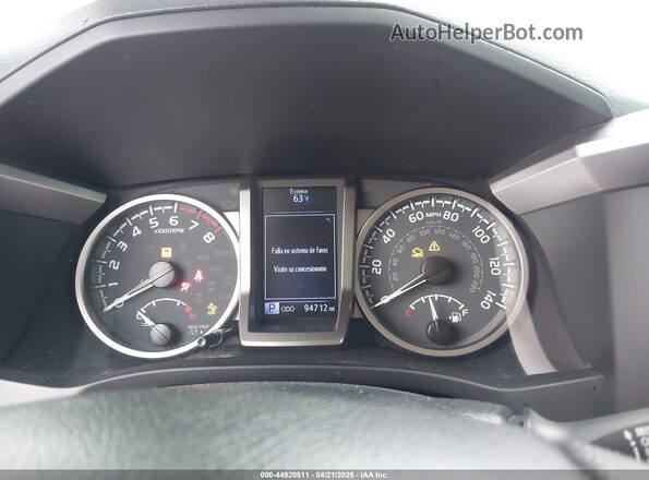 5TFAZ5CNXLX094656 2020 TOYOTA TACOMA Gray 